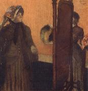 Edgar Degas Cbez la Modiste France oil painting artist